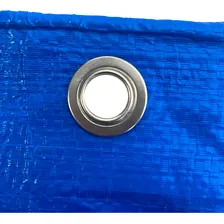 Lona Polietileno Com Ilhós 6 X 5 Azul 110g/m² Foxlux Foto mini 4