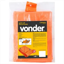 Lona Reforçada Plastico Vonder 8,0x6,0 metros - Laranja Foto mini  2
