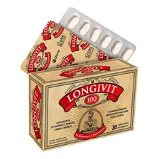 Longivit 100 Com 30 Comprimidos Mastigáveis Vitaminas Foto  mini 1