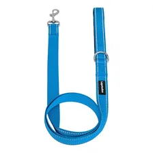 Lopetudos guia reforçada de passeio para cães e gatos Tourtime1 1.8m azul fio refletivo Foto mini 1