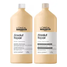Loreal Absolut Repair Kit Shampoo+condicionador 1,5 Litro Foto  mini 1