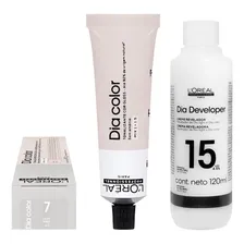 Loreal Tonalizante Kit Dia Color 7 Louro + Rev 15v Foto mini 1