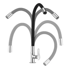 Lorenzetti 1177 torneira cozinha bica flexível preto brilhante 35.8cm Foto mini 4
