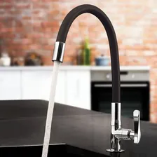Lorenzetti 1177 torneira cozinha bica flexível preto brilhante 35.8cm Foto mini  2