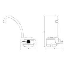 Lorenzetti Torneira Elétrica Cozinha Pia Bica Móvel Brilhante 127V Foto mini 3
