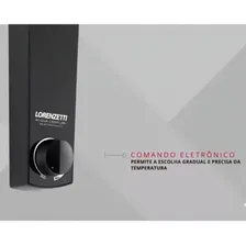 Lorezentti Acqua Century 220V chuveiro preto eletrônico 7500W Foto mini  3