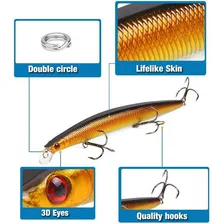 Lote 10 Isca de pesca 18 cm 23 g Isca artificial Isca de pesca marÃtima cor 10 unidades/saco Foto mini 3