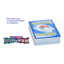 Lote 100 Cartas Pokémon 2 Cartas Brilhantes E 2 Raras Foto mini  2