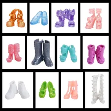 Lote: 12 pares de sapatos mistos Barbie, sandálias, botas, tênis Foto mini 2