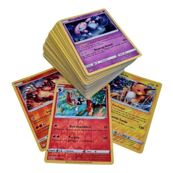 Lote De 50 Cartas Pokémon + 1 Ultra Rara Foto 1