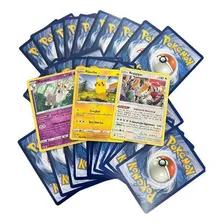 Lote De 50 Cartas Pokémon + 2 Brilhantes Foto mini 1