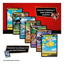 Lote Pack Pokémon 50 Cartas Aleatórias E Pokémon V Garantido Foto mini 3