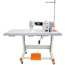 Loucura!!máquina De Costura Reta Industrial Siruba Nova Cor Laranja 110V Foto mini 1