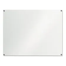 Lousa Painel De Vidro Temperado Escola Branco 120x80cm Liso Foto mini  2