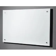 Lousa Painel De Vidro Temperado Escola Branco 120x80cm Liso Foto mini 4