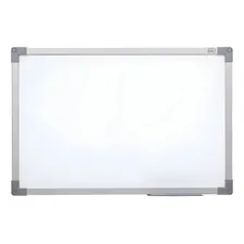 Lousa Quadro Branco 100x70 cm Com Moldura De Alumínio Atual Mix Branco Foto mini 1