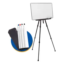 Lousa Quadro Branco 100x70cm + Tripé Cavalete Profissional Foto  mini 1