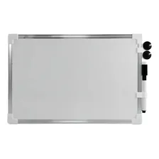 Lousa Quadro Branco Caneta Apagadora Imã Recados 20x30cm Foto  mini 1