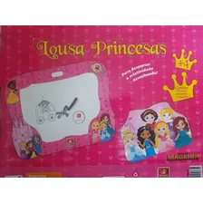 Lousa Quadro Branco Infantil Princesas Baby De Madeira Foto mini 2