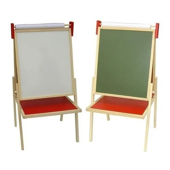 Lousa Quadro Infantil Pintura Educativo C/3 Func. Dupla Face Foto 1