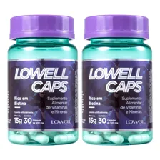 Lowell Caps 2 Un. Vitaminas E Nutrição Capilar 100% Natural Foto  mini 1