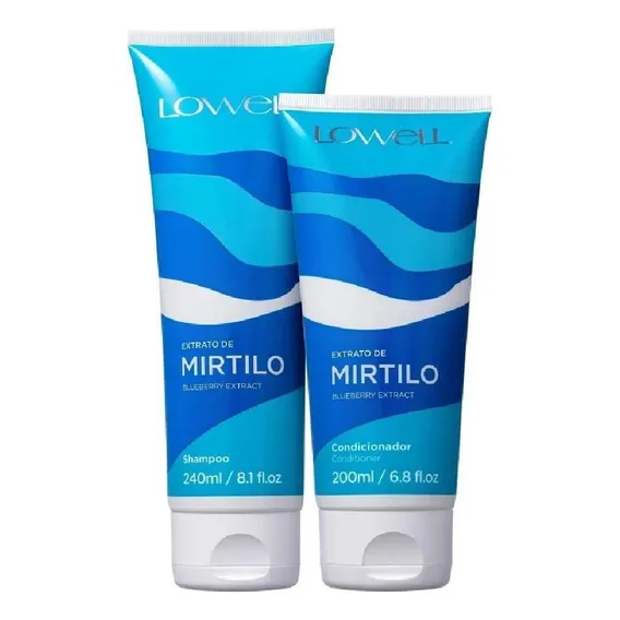 Lowell Extrato Mirtilo Shampoo 240ml & Condicionador 200ml Foto 1
