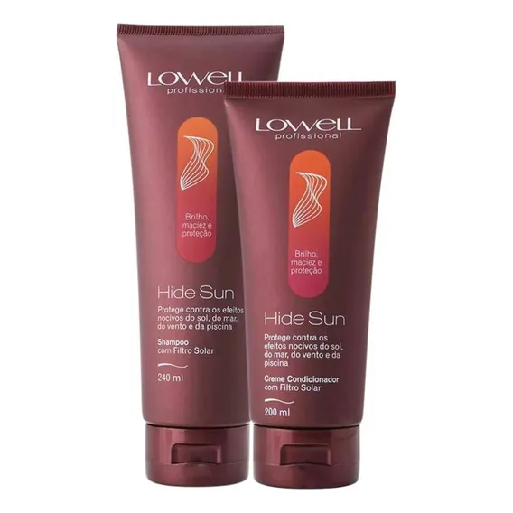 Lowell Hide Sun Kit Shampoo 240ml+condicionador 200ml Foto 1