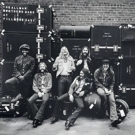 Lp Allman Brothers Band Fillmore Vinil Duplo Lacrad Importad Foto 1