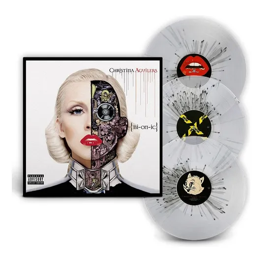 Lp Christina Aguilera - Bionic [vinil Triplo Colorido] Versão Do Álbum Colorido Foto 1