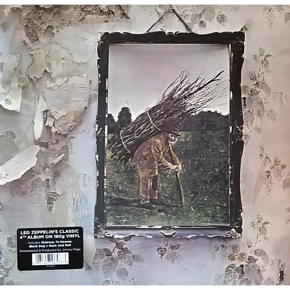 Lp Led Zeppelin 4 Iv 2014 Vinil Importado Lacrado 180 Gramas Foto 1