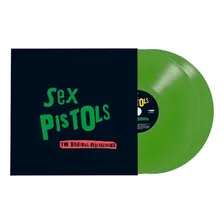 Lp Sex Pistols The Original Recording Duplo Verde + Adesivos Foto  mini 1