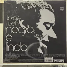 Lp Vinil - Jorge Ben Jor - Negro É Lindo Foto mini  3