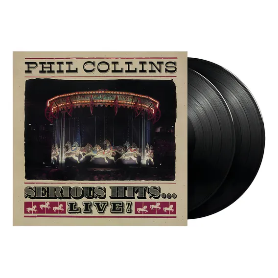 LP Vinil Phil Collins Serious Hits Live Duplo 2019 Europa Gatefold Lacrado Foto 1