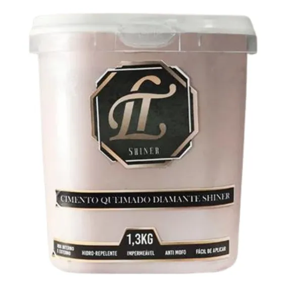 Lt Shiner Efeito Cimento Queimado Quartzo Rosa 1,3kg Foto 1