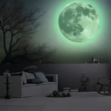 Lua Adesivo Parede Fluorescente Decoração Foto mini 3