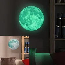 Lua Adesivo Parede Fluorescente Decoração Foto mini 4