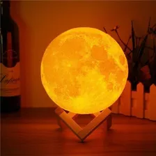 Lua Cheia Abajur Luminária 10cm Lampada + Suporte Foto mini 3