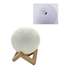 Lua Cheia Abajur Luminária 10cm Lampada + Suporte Foto mini 2