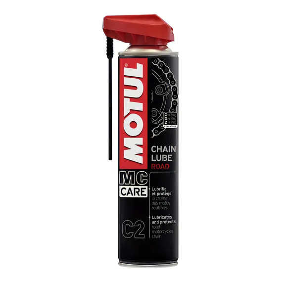Lubrificante de corrente Motul Mc Care C2 Chain Lube Road 400ml Foto 1
