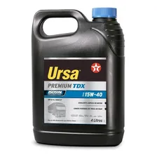 Lubrificante de 贸leo 15w40 Ursa Premium Tdx 4lt Texaco Mileban Foto mini 1