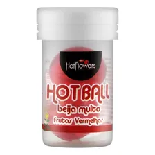 Lubrificante Hot Ball Dupla Frutas Vermelhas- Hot Flower Sabor Frutas vermelhas Foto mini 1