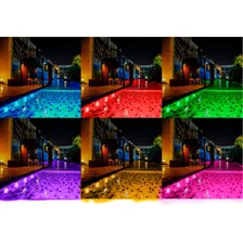 Luminária 13 Leds Rgb Impermeável Piscina Com Controle Foto mini 3