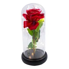 Luminária A Bela E A Fera A Rosa Encantada Presente Namorada Foto mini  3