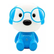 Luminária Abajour Touch Cachorrinho Azul 18 Cm Zonacriativas Foto  mini 1