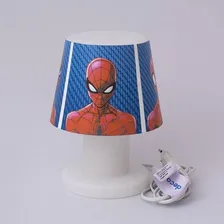 Luminária Abajur De Mesa Homem Aranha Marvel Foto mini 1