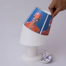 Luminária Abajur De Mesa Homem Aranha Marvel Foto mini 4