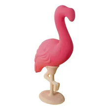 Luminária Abajur Flamingo Salmão Bivolt Foto mini  2