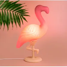 Luminária Abajur Flamingo Salmão Bivolt Foto mini 4