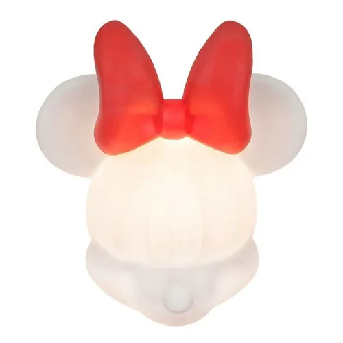 Luminária Abajur Infantil Usare Minnie Mouse Rosto 3d Disney Foto 1