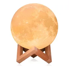 Luminária Abajur Lua Cheia 3d Umidificador Aromatizador Foto mini 1